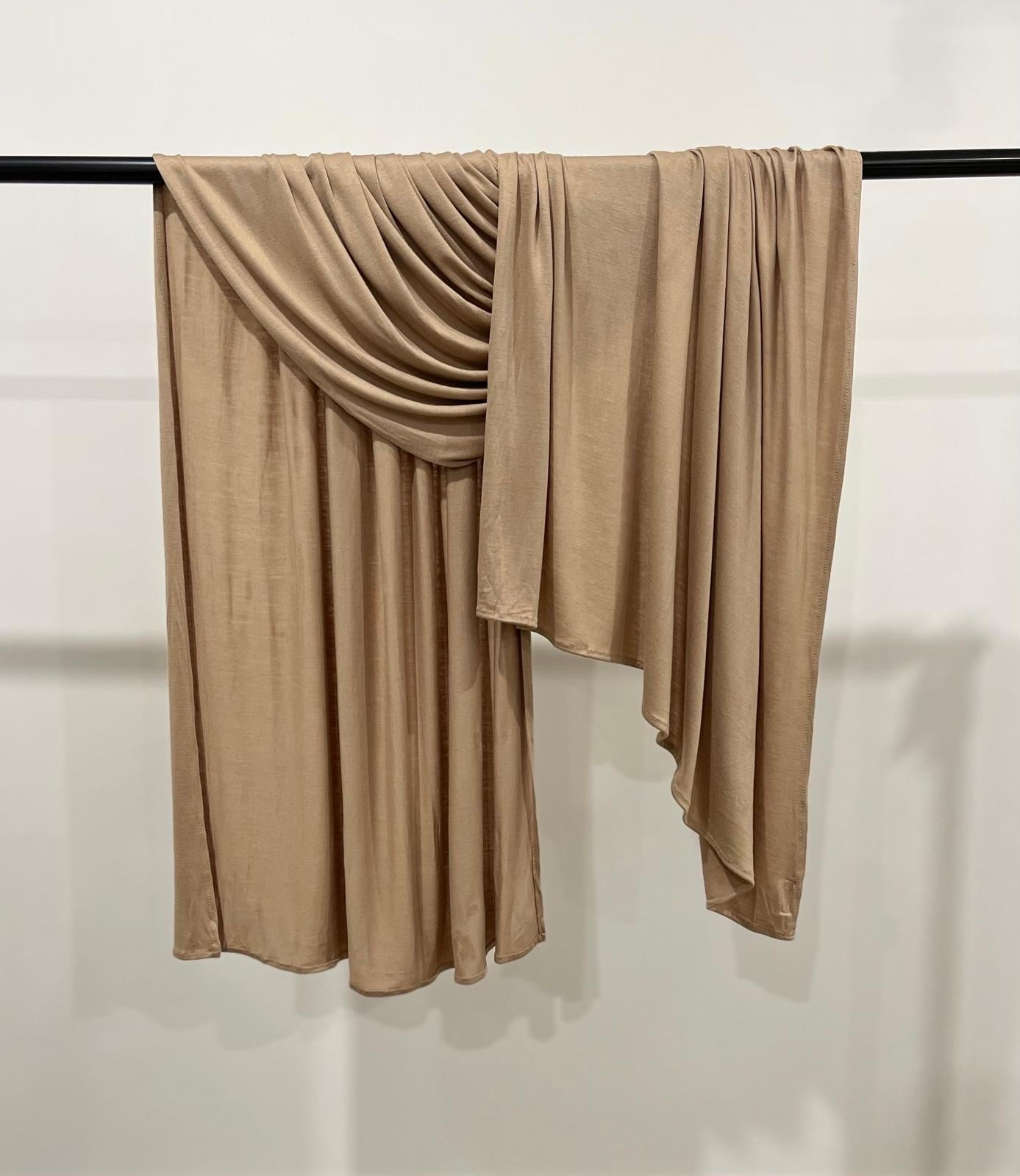 Premium Jersey Scarf - BEIGE