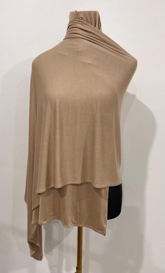 Premium Jersey Scarf - BEIGE