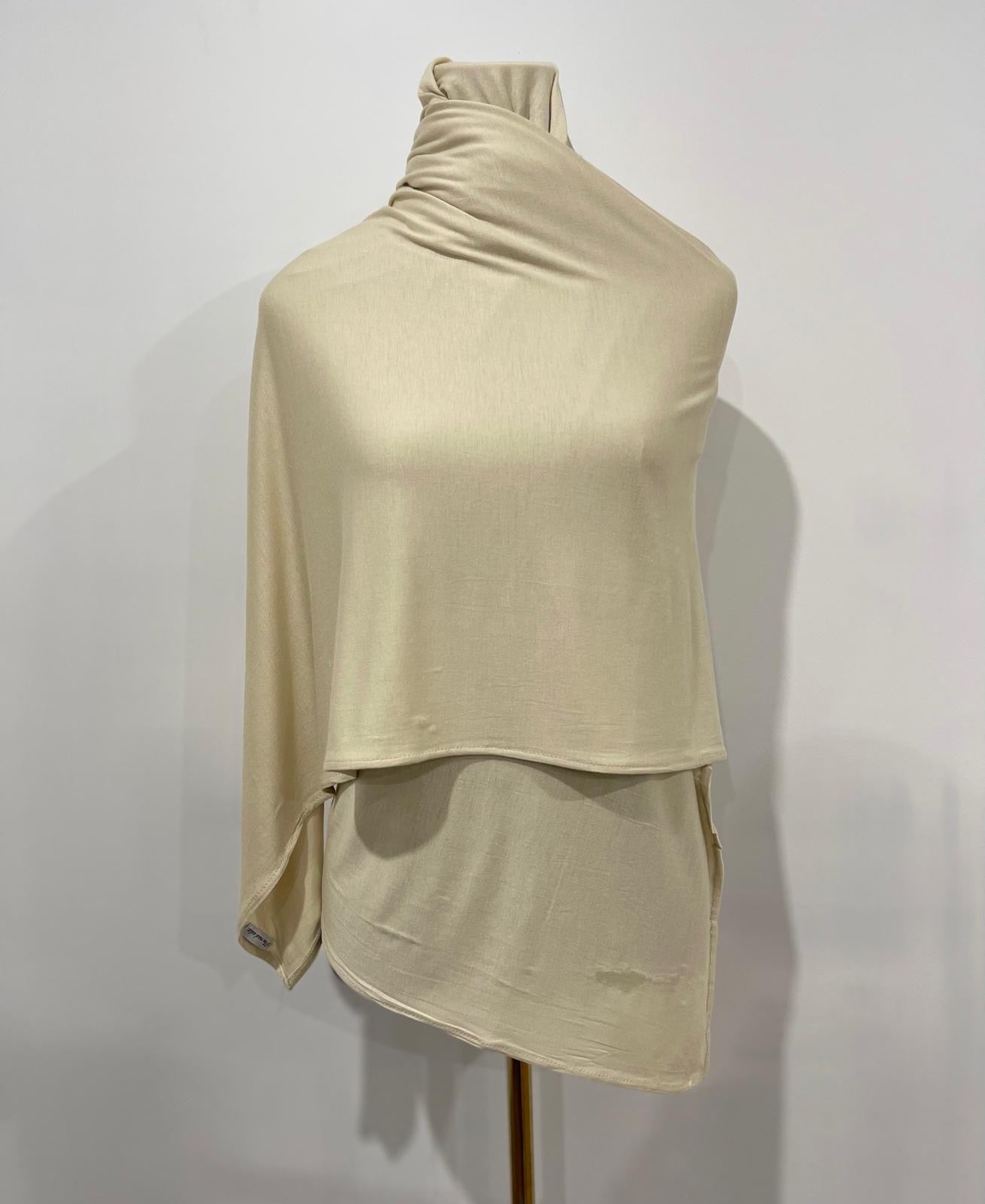 Premium Jersey Scarf - SAND